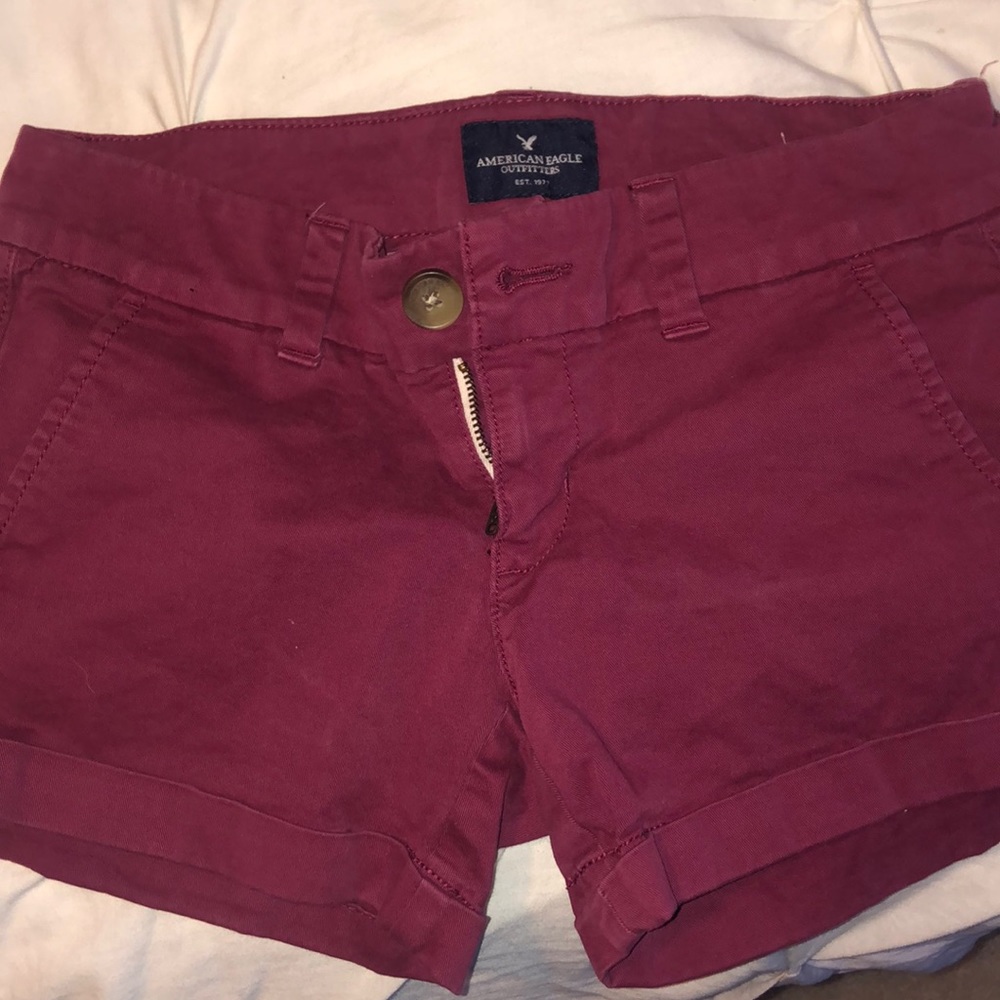 American eagle midi shorts